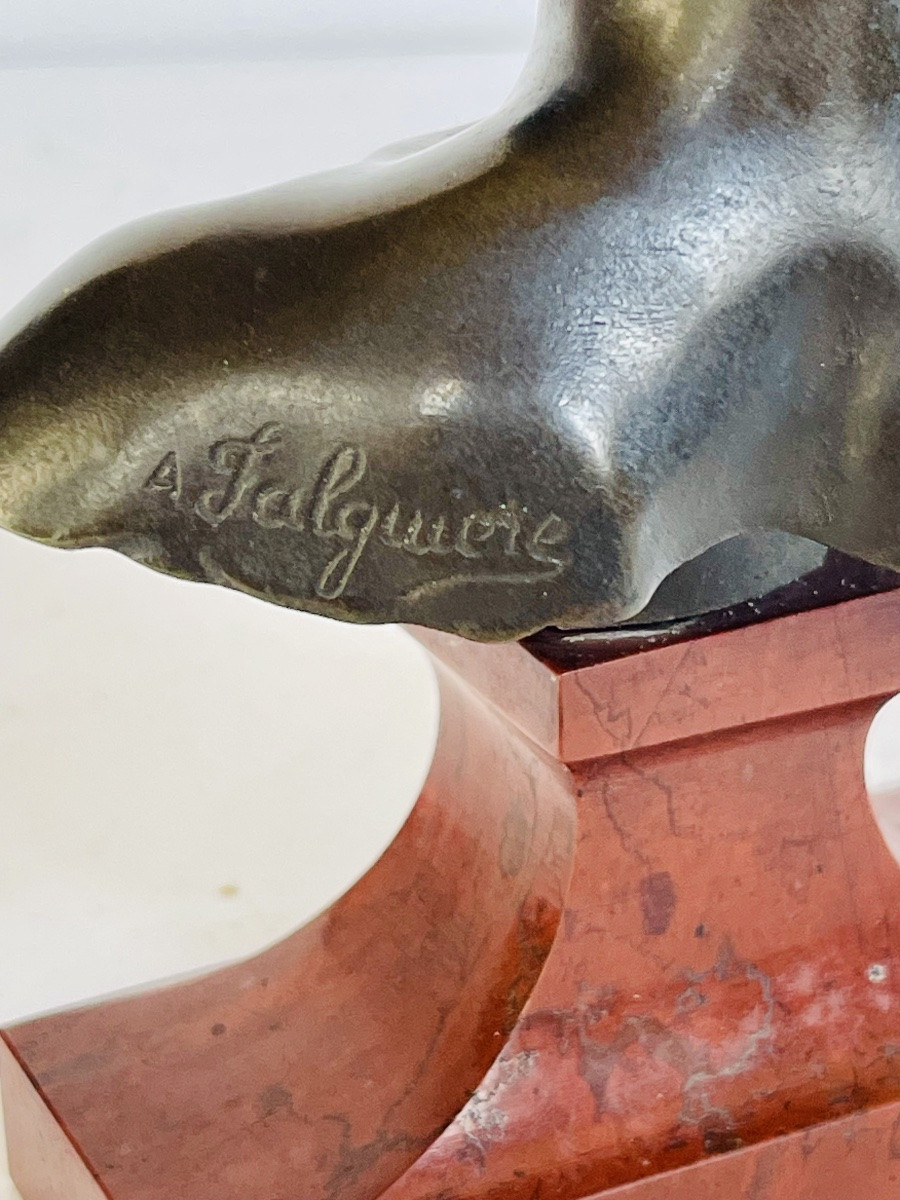 Bronze Diane Chasseresse - Alexandre FALGUIÈRE-photo-1